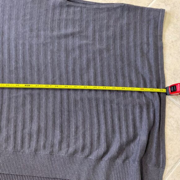 LULULEMON Forward Flow Poncho women’s one size Gray silk blend Ribbed - Picture 11 of 16